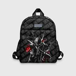 Детский рюкзак Ванпанчмен в черных тонах, цвет: 3D-принт