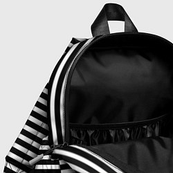 Детский рюкзак Черная тельняшка - ВДВ, цвет: 3D-принт — фото 2