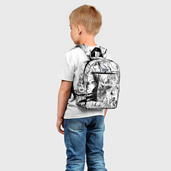Детский рюкзак Доктор Стоун паттерн, цвет: 3D-принт — фото 2