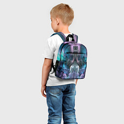 Детский рюкзак Облака неонового цвета Neon colored clouds, цвет: 3D-принт — фото 2