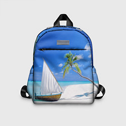 Детский рюкзак Island of hawaii, цвет: 3D-принт