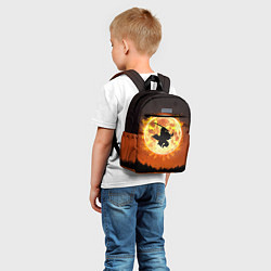 Детский рюкзак КЛИНОК, РАССЕКАЮЩИЙ ДЕМОНОВ Танджиро Камадо, цвет: 3D-принт — фото 2
