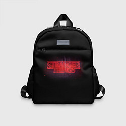 Детский рюкзак С логотипом Stranger Things, цвет: 3D-принт