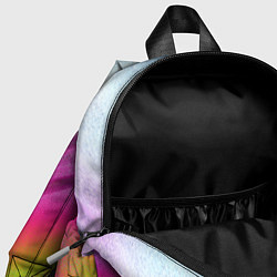 Детский рюкзак Абстрактный разноцветный текстурированный фон, цвет: 3D-принт — фото 2