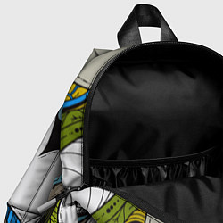 Детский рюкзак Волк и этномир, цвет: 3D-принт — фото 2