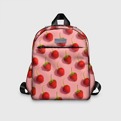 Детский рюкзак Strawberry Pattern, цвет: 3D-принт