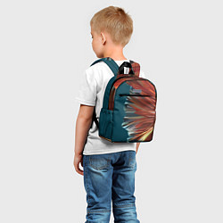 Детский рюкзак Полигональные линии, цвет: 3D-принт — фото 2