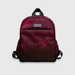 Детский рюкзак Темно-красный абстрактный узор текстура камня