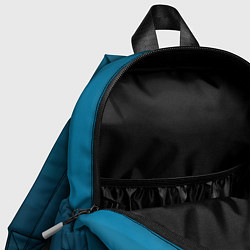 Детский рюкзак Blue stripes gradient, цвет: 3D-принт — фото 2