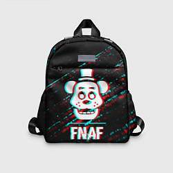 Детский рюкзак FNAF в стиле Glitch Баги Графики на темном фоне, цвет: 3D-принт