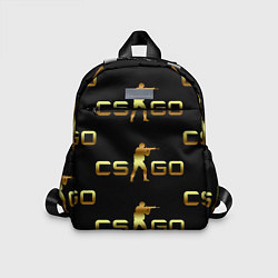 Детский рюкзак KS:GO Gold Theme, цвет: 3D-принт