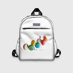 Детский рюкзак Полет макарунов, цвет: 3D-принт