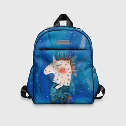 Детский рюкзак Конь в звездочках, цвет: 3D-принт