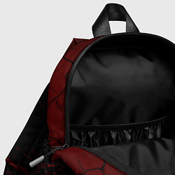 Детский рюкзак Символ The Last Of Us и краска вокруг на темном фо, цвет: 3D-принт — фото 2
