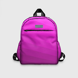 Детский рюкзак Розовый неоновый полосатый узор Pink neon