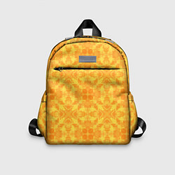 Детский рюкзак Желтый абстрактный летний орнамент