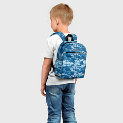 Детский рюкзак Камуфляж морской, цвет: 3D-принт — фото 2