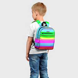 Детский рюкзак Тропические линии, цвет: 3D-принт — фото 2