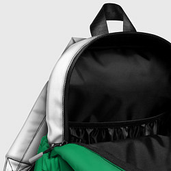 Детский рюкзак ФК Ахмат бело-зеленая форма, цвет: 3D-принт — фото 2