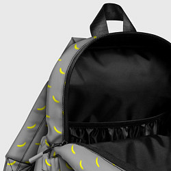 Детский рюкзак Бананы на сером фоне, цвет: 3D-принт — фото 2