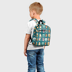 Детский рюкзак Звери идут в школу, цвет: 3D-принт — фото 2