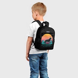 Детский рюкзак Ретро Волк, цвет: 3D-принт — фото 2
