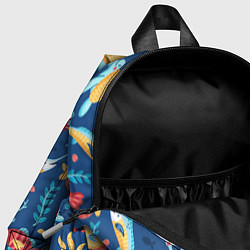 Детский рюкзак Акула, скат и другие обитатели океана - лето, цвет: 3D-принт — фото 2