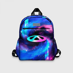 Детский рюкзак Chery неоновый космос, цвет: 3D-принт