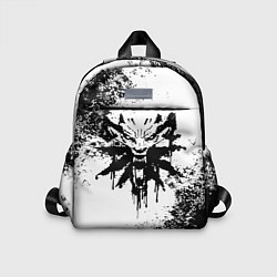 Детский рюкзак The Witcher логотип и краска, цвет: 3D-принт