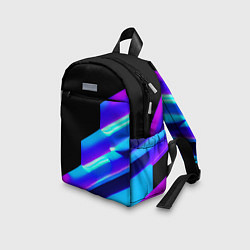 Детский рюкзак Яркие неоновые линии, цвет: 3D-принт — фото 2