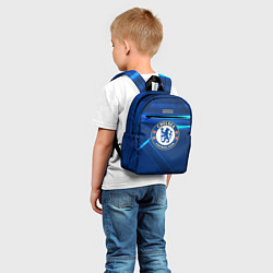Детский рюкзак Челси Абстракция спорт, цвет: 3D-принт — фото 2