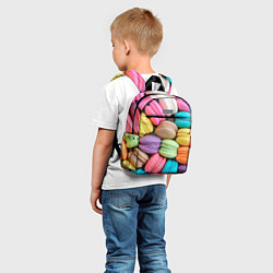 Детский рюкзак Цветные Макаруны, цвет: 3D-принт — фото 2