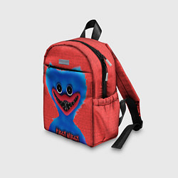 Детский рюкзак Хаги Ваги на красном фоне, цвет: 3D-принт — фото 2