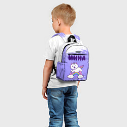 Детский рюкзак Инна кошка единорожка, цвет: 3D-принт — фото 2