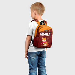 Детский рюкзак Инна осенняя лисичка, цвет: 3D-принт — фото 2