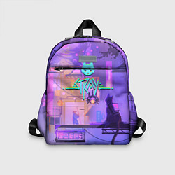 Детский рюкзак Stray - neon night, цвет: 3D-принт