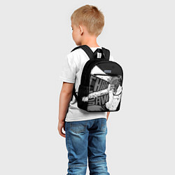 Детский рюкзак Демон войны : Человек-бензопила, цвет: 3D-принт — фото 2