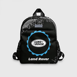 Детский рюкзак Land Rover в стиле Top Gear со следами шин на фоне, цвет: 3D-принт