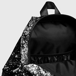 Детский рюкзак Fortnite glitch на темном фоне: символ сверху надп, цвет: 3D-принт — фото 2