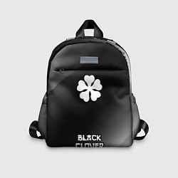 Детский рюкзак Black Clover японский шрифт: символ, надпись, цвет: 3D-принт