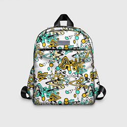 Детский рюкзак Abstract pattern waves and streaks, цвет: 3D-принт