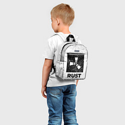 Детский рюкзак Rust с потертостями на светлом фоне, цвет: 3D-принт — фото 2