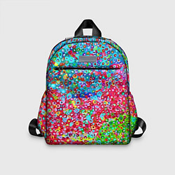 Детский рюкзак Цветная пуантель, цвет: 3D-принт