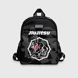 Детский рюкзак Jiu-jitsu throw logo, цвет: 3D-принт