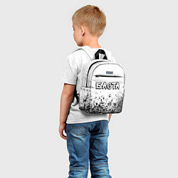 Детский рюкзак Рэпер Баста в стиле граффити: символ сверху, цвет: 3D-принт — фото 2