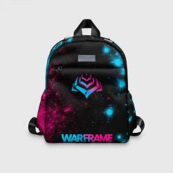 Детский рюкзак Warframe - neon gradient: символ, надпись, цвет: 3D-принт
