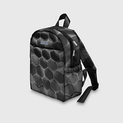Детский рюкзак Черные камни, цвет: 3D-принт — фото 2