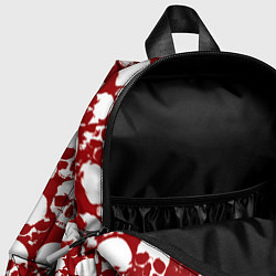 Детский рюкзак Череп и кровь, цвет: 3D-принт — фото 2