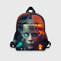 Детский рюкзак Девушка - киборг, цвет: 3D-принт