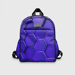 Детский рюкзак Большие объёмные соты, цвет: 3D-принт
